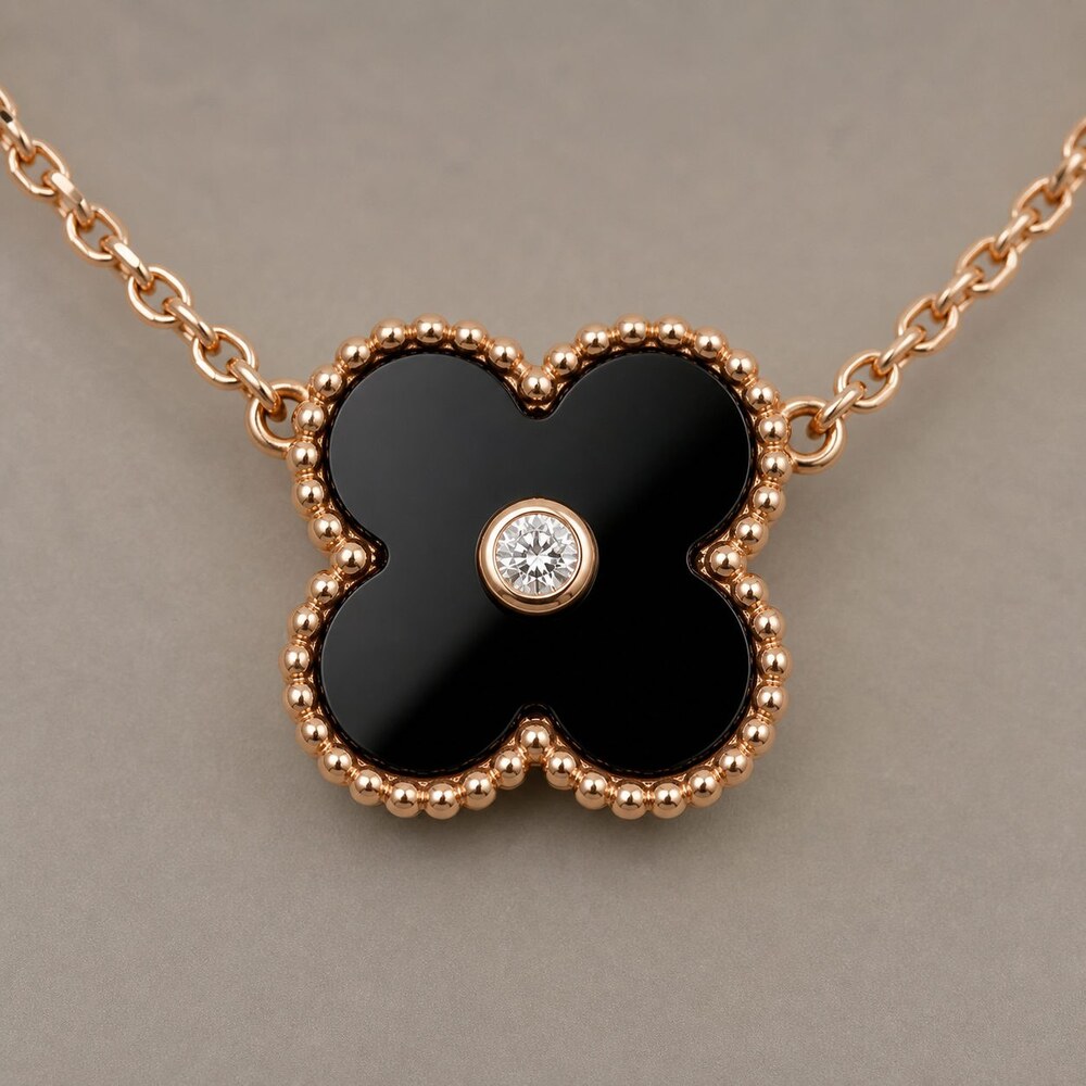 Van Cleef & Arpels Elegant Signature Necklace Style 9 | New with Box - Picture 3 of 9